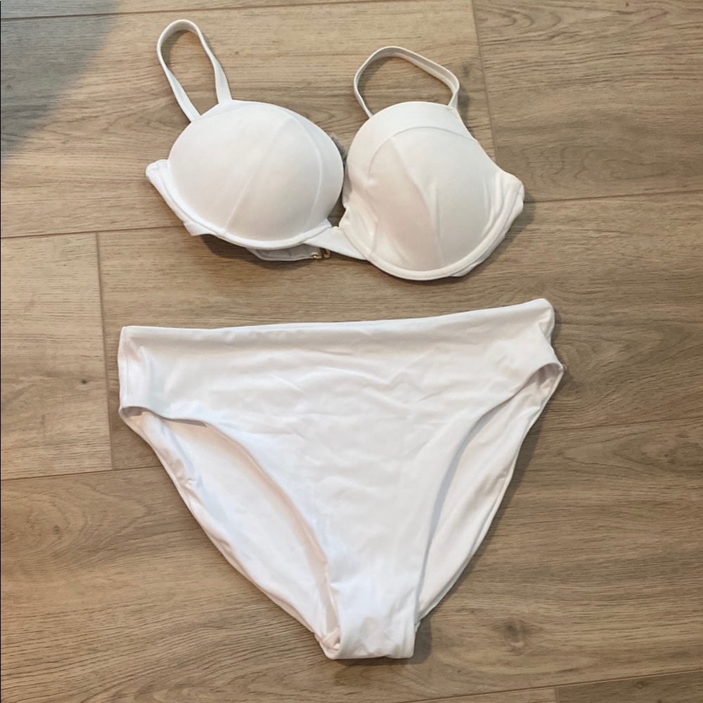 VS White High Waisted Bikini